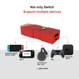 PhotoFast 4K Gamer+ Enhance 1080p to 4R Resolution Adapter for Nintendo Switch/Switch OLED/Wii U/Chromecast/Apple TV