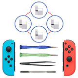 DIY for Joy-Con Metal L R Left Right Lock Buckle Set with Open Tool for Nintendo Switch for Joy Con Buckle Lock Repair Tool Set