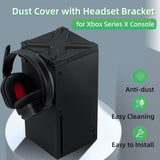 Multi-Function Protective Dust Cover With Headset Hook for Xbox Series X (MKX-301)