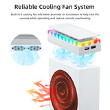 Upper Cooling Fan with RGB Lighting for Xbox Series S-White(SY-XSS-828)  For Xbox Series S console only