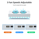 Upper Cooling Fan with RGB Lighting for Xbox Series S-White(SY-XSS-828)  For Xbox Series S console only