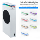 Upper Cooling Fan with RGB Lighting for Xbox Series S-White(SY-XSS-828)  For Xbox Series S console only