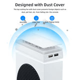 Upper Cooling Fan with RGB Lighting for Xbox Series S-White(SY-XSS-828)  For Xbox Series S console only