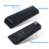 DOBE 1-TO-4 USB 2.0 HUB FOR PS5 GAMING CONSOLE BLACK (TP5-0576)