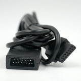 SNK AES MVS Famicom Neo Geo Controller Joystick Gamepad Extension Extend Cable 6 Feet 2PCS / LOT