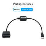 PS2 Controller Gamepad Convert Adapter Cable to PS3 Console