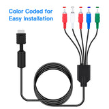 1.8m Component AV Cable for Playstation 3 PS3 / Playstation 2 PS2