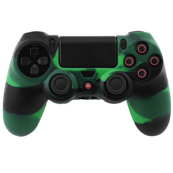 Camo Color Silicon Case Skin Cover Green Black