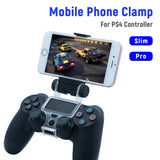 DOBE Mobile Phones Smartphone Clip Clamp Mount for PS4 Controller Wireless for Dualshock 4 for Playstation Controller Black (TP4-016)