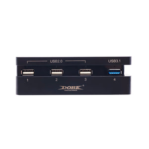 DOBE USB Hub for PS4 Slim Gaming Console - Black