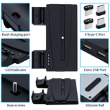 For PS5 DE UHD Vertical Charging Stand Station With USB Ports For PS5 Controller Charger For PS5 Console