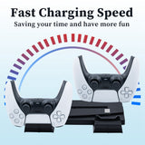 For PS5 DE UHD Vertical Charging Stand Station With USB Ports For PS5 Controller Charger For PS5 Console