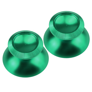 Aluminum Alloy Metallic Metal Analog Thumbstick Green