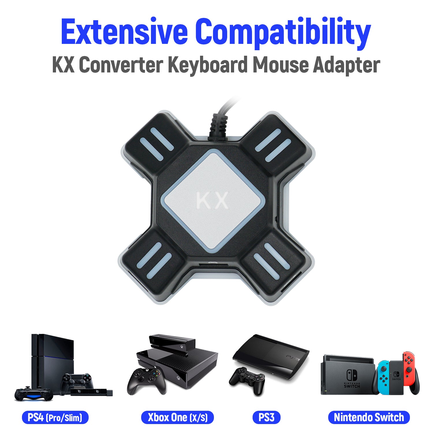 Multi-Platform KX USB Keyboard & Mouse Converter for
