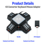 Multi-Platform KX USB Keyboard & Mouse Converter for Nintendo Switch/Xbox One/PS4/PS3