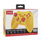 Latest Gamepad iPega PG-SW020B Wireless Controller for Nintendo Switch for Switch Lite for Android for PS3 for Window PC-Yellow