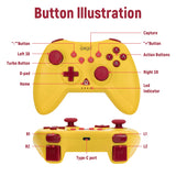Latest Gamepad iPega PG-SW020B Wireless Controller for Nintendo Switch for Switch Lite for Android for PS3 for Window PC-Yellow