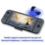 MayFlash PodsKit Audio Adapter for Nintendo Switch for Bluetooth USB Transmitter for PS4 for PC Two pairs for Bluetooth Earphone