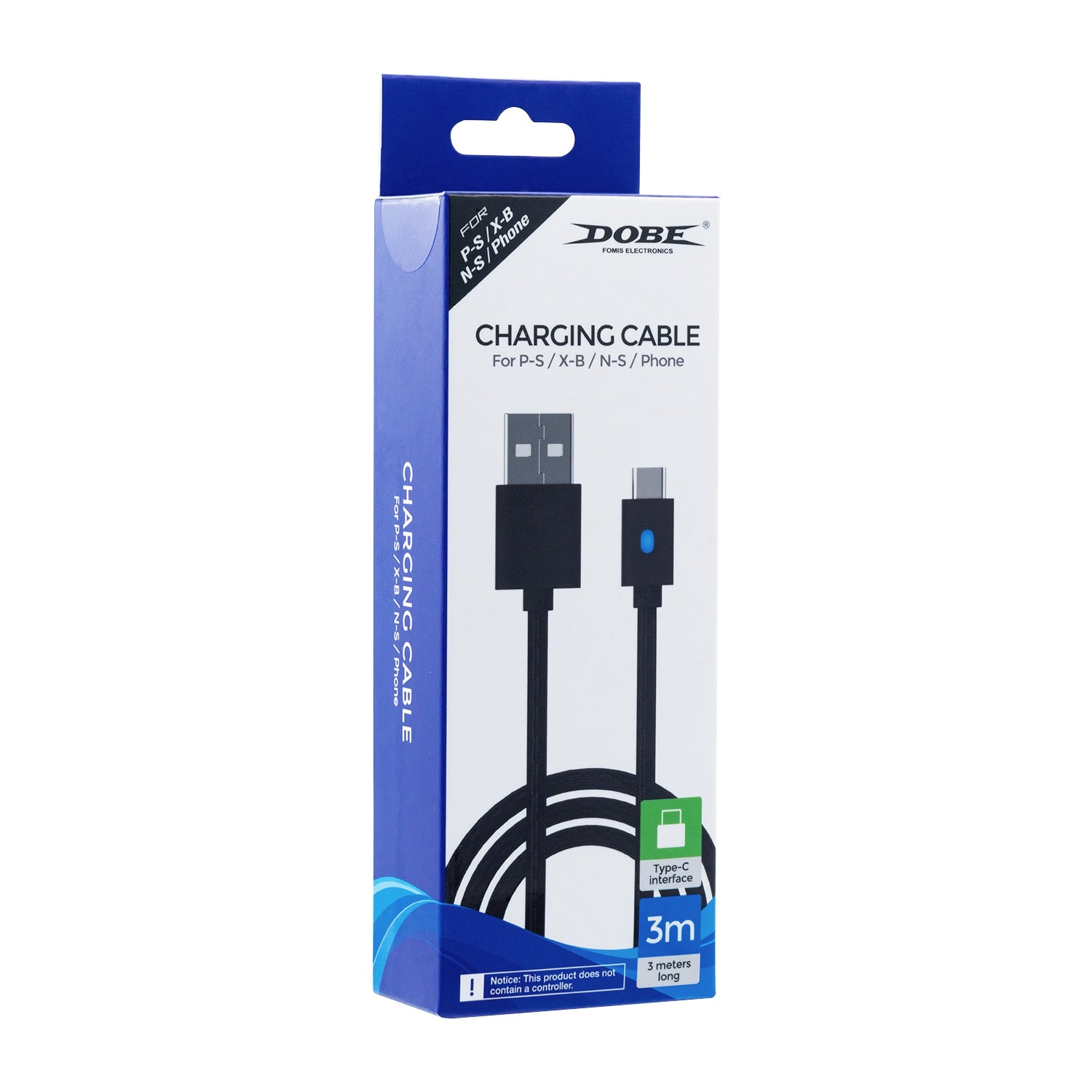 Câble USB SBS Câble tressé USB C - USB C PD 60W 1m50, noir Pas Cher 