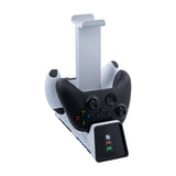 For PS5 Dual Controller Charging Charger With Headset Holder For PS4 For Xbox Series X For Nintendo Switch Pro Controller