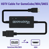 Mcbazel HDTV Convert Cable for GameCube/N64/SNES Additional USB Power Supply Must Be Used