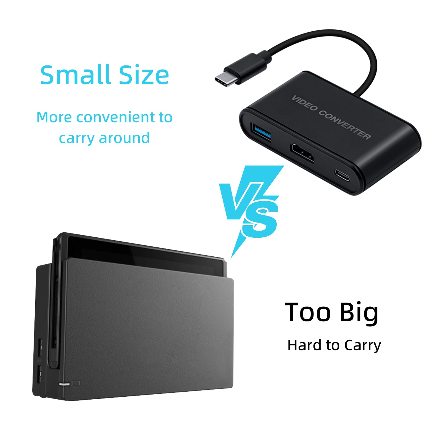 Dobe Video Converter Dock For Nintendo Switch Dobe Video Video