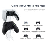 iPlay Wall Mount Stand for PS5/PS4/Xbox/Nintendo Switch Controller & Headphone - Transparent (HBX-430)