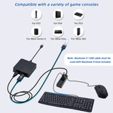 Reasnow C1 USB Cable 1.5m for switching between Keyboard Mouse mode and Controller mode