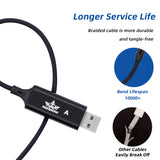 Reasnow C1 USB Cable 1.5m for switching between Keyboard Mouse mode and Controller mode