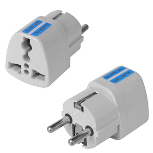Universal Mini AC Output Power Travel Plug Adapter Converter US AU UK to EU