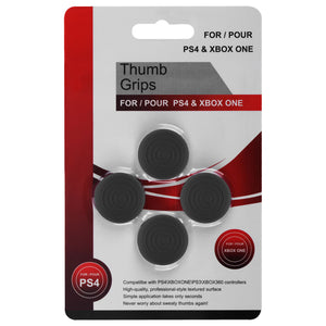Analog Thumb Cap Set for XBox 360/ONE and Dualshock 3/ 4 Controller Gray