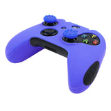 Blue Soft Silicone Thicker Skin Cover for Xbox One Controller Set (Not for Xbox One S or Xbox One X