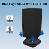 Blue Light LED Vertical Stand With USB HUB For Xbox Series X (KJH-XSX-006)