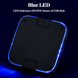 Blue Light LED Vertical Stand With USB HUB For Xbox Series X (KJH-XSX-006)
