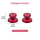 Aluminum Alloy Metal Analog Thumbstick Red