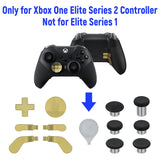 13 In 1 Metal Custom Replacement Button Set Tools for Xbox One Elite Series 2 Controller  - Gold with Bumpers Thumbstick Mod