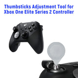 13 In 1 Metal Custom Replacement Button Set Tools for Xbox One Elite Series 2 Controller  - Sliver with Bumpers Thumbstick Mod